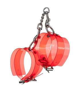 Червоні силіконові наручники NO TABOO - No Taboo