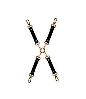 Крестовина для наручников UPKO итальянская кожа Bondage Boutique Hogtie - No Taboo
