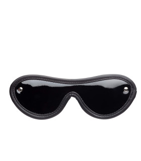 Маска итальянской кожи, черная лакированная ручная работа, Голландия - No Taboo