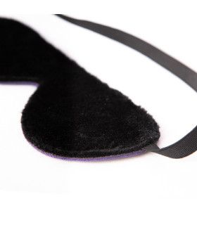 Маска з фіолетової шкіри з хутром - No Taboo