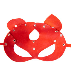 Маска кішка червона (шкіра) - No Taboo