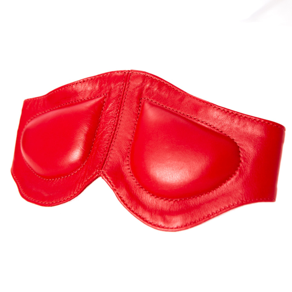 Маска красная кожа с подушечками Голландия ручная работа (28618), zoom