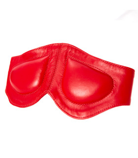 Маска красная кожа с подушечками Голландия ручная работа - No Taboo