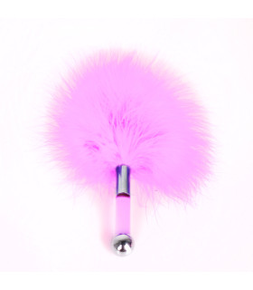 Волоть-пушок на короткій пластиковій ручці, в коробці, рожевий - No Taboo