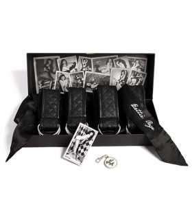 Набор атласных ремней Бетти Пейдж для бондажа АТЛАСНОЕ НАСЛАЖДЕНИЕ - No Taboo