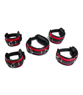 Набор черно-красный кожа Голландия ручная работа - No Taboo