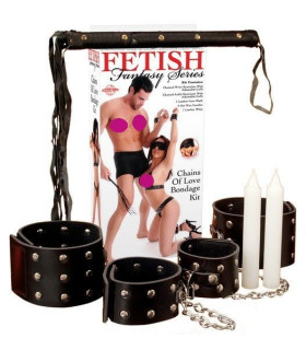 Набор фиксаторов с плеткой - No Taboo