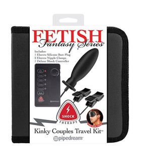 Набор из электромагнитных зажимов для сосков и анальной пробки "Shock Therapy" - No Taboo