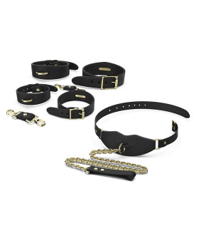 Набор наручники, поножи, кляп силикон Roomfun - No Taboo