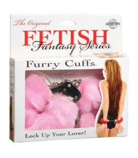 Наручники Furry- Pink пушистые розовые, Fetish - No Taboo