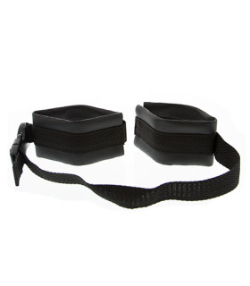 Наручники Guilty Pleasure, з екошкіри, чорні - No Taboo