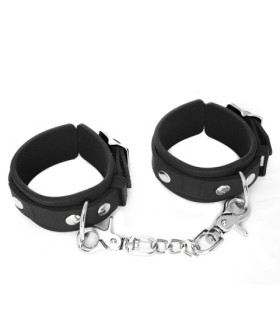 Наручники 100% медичний силікон, середні чорні NO TABOO - No Taboo