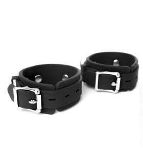 Наручники 100% медичний силікон, середні чорні NO TABOO - No Taboo