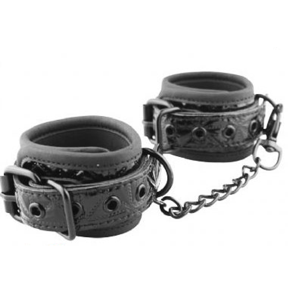 Наручники-кайдани чорні Aphrodisia (26268), zoom