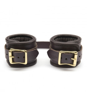 Наручники шкіряні COCO DE MER-S / M BROWN - No Taboo