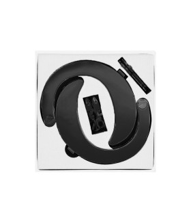 Наручники разборные матовые Black Roomfun - No Taboo