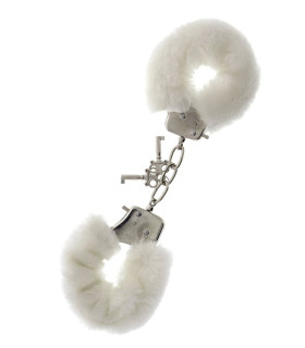Наручники с белым мехом - No Taboo