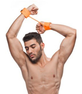 Наручники силиконовые с замком - No Taboo