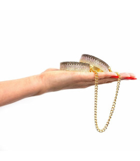 Наручники со стразами Rianne S Diamond S - No Taboo