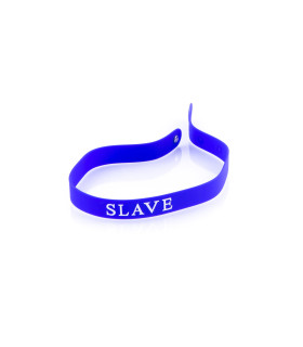 Ошейник-браслет 100% медицинский силикон SLAVE - No Taboo