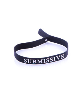 Ошейник-браслет 100% медицинский силикон SUBMISSIVE NO TABOO - No Taboo