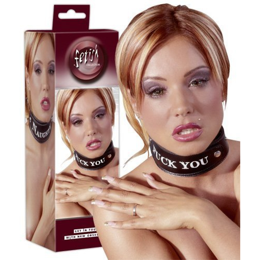 Нашийник Fuck you, Naughty Fetish (3367), zoom