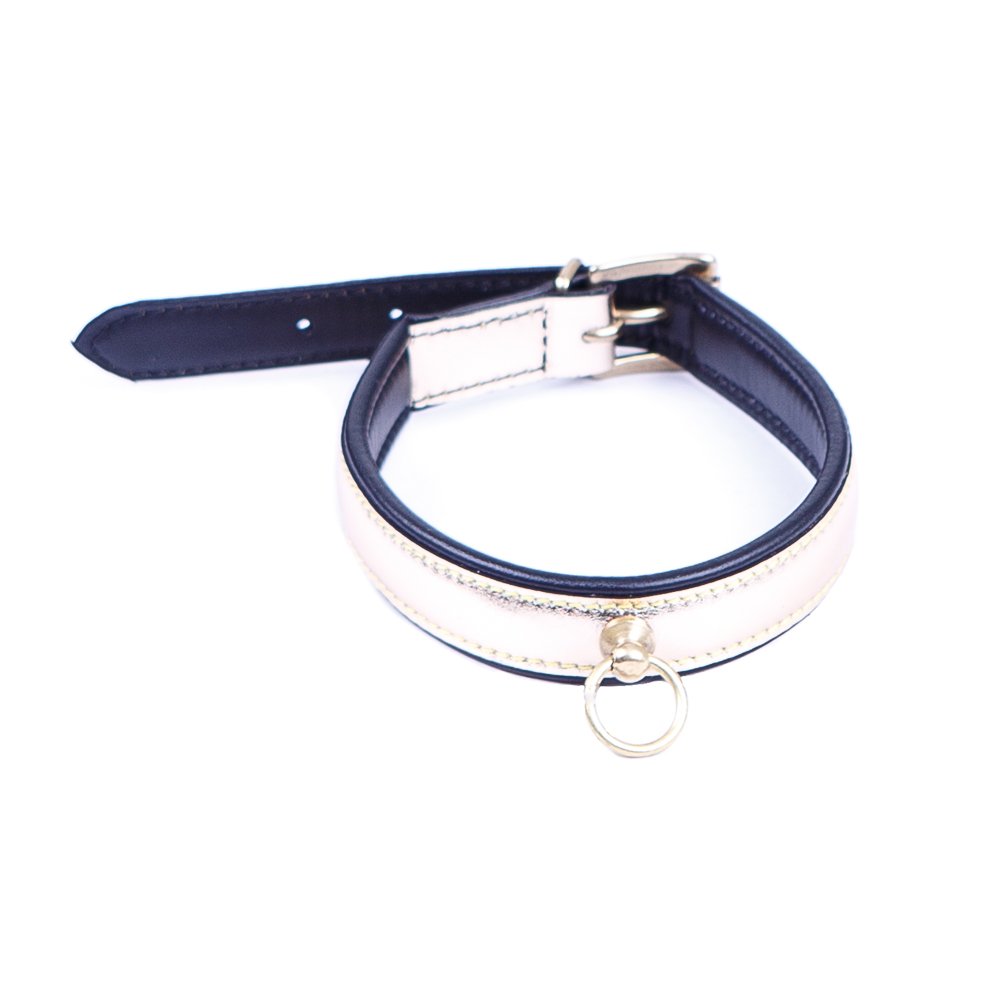Ошейник кожа с кольцом Голландия ручная работа (26276), zoom