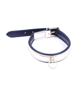 Ошейник кожа с кольцом Голландия ручная работа - No Taboo