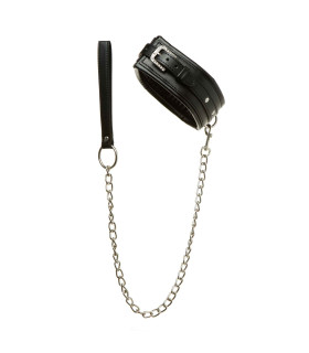 Ошейник с поводком мягкий, кожзам NO TABOO - No Taboo