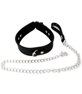 Ошейник с поводком 100% медицинский силикон NO TABOO - No Taboo