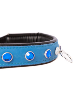 Ошейник с синими камнями Голландия ручная работа - No Taboo