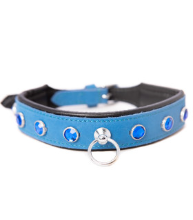 Ошейник с синими камнями Голландия ручная работа - No Taboo