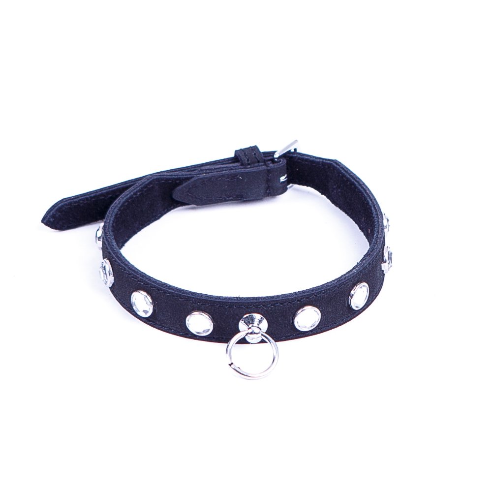 Ошейник стразы тонкий Голландия ручная работа (26277), zoom