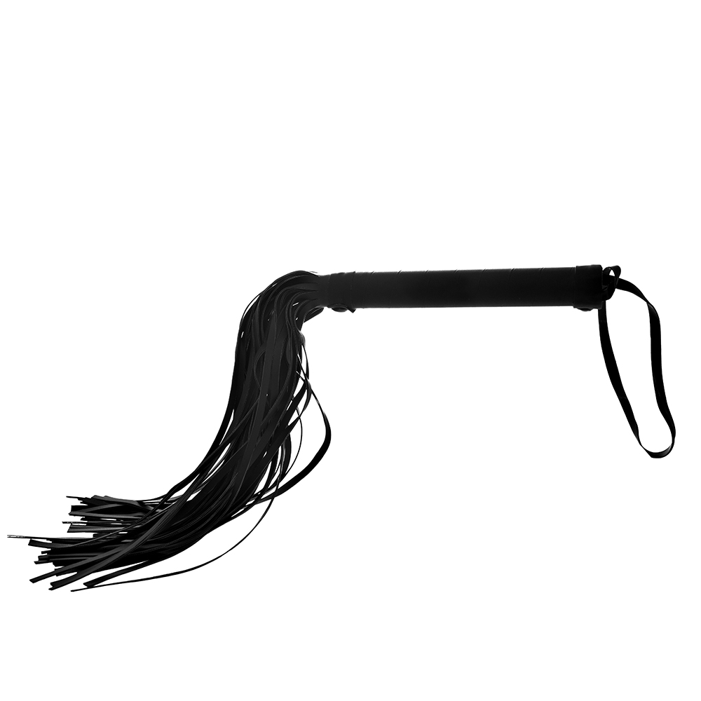 Флоггер (батіг) чорний BEING Fetish (30393), zoom
