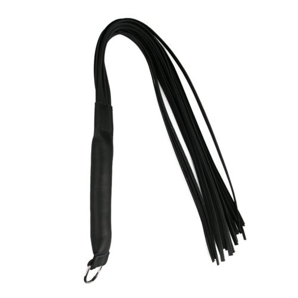 Флоггер (плетка) кожа с железным кольцом на ручке Zado (25824), zoom