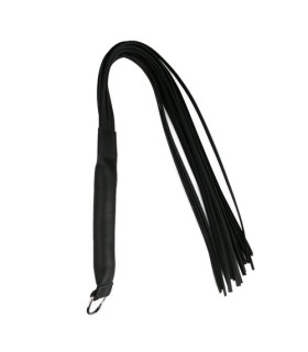 Флоггер (плетка) кожа с железным кольцом на ручке Zado - No Taboo