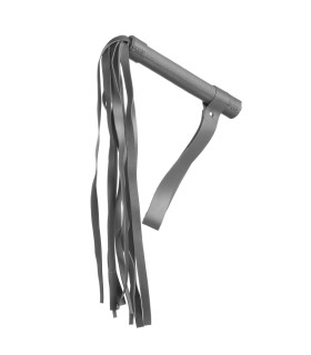 Флоггер (плетка) кожзам 53 см, серый, NO TABOO - No Taboo