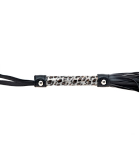 Флоггер (батіг) леопардова Срібна - No Taboo