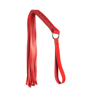 Флоггер (плетка) мягкий, с заклепками, красный, NO TABOO - No Taboo