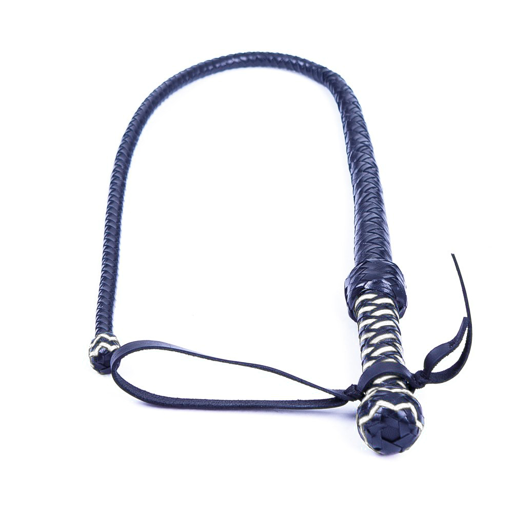 Кнут нагайка с твердым наконечником Голландия ручная работа (26314), zoom