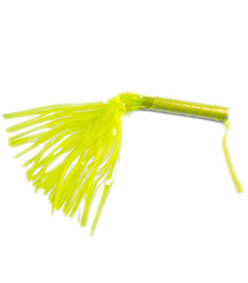 Флоггер (плетка) IDEA SM неоновый желтый - No Taboo