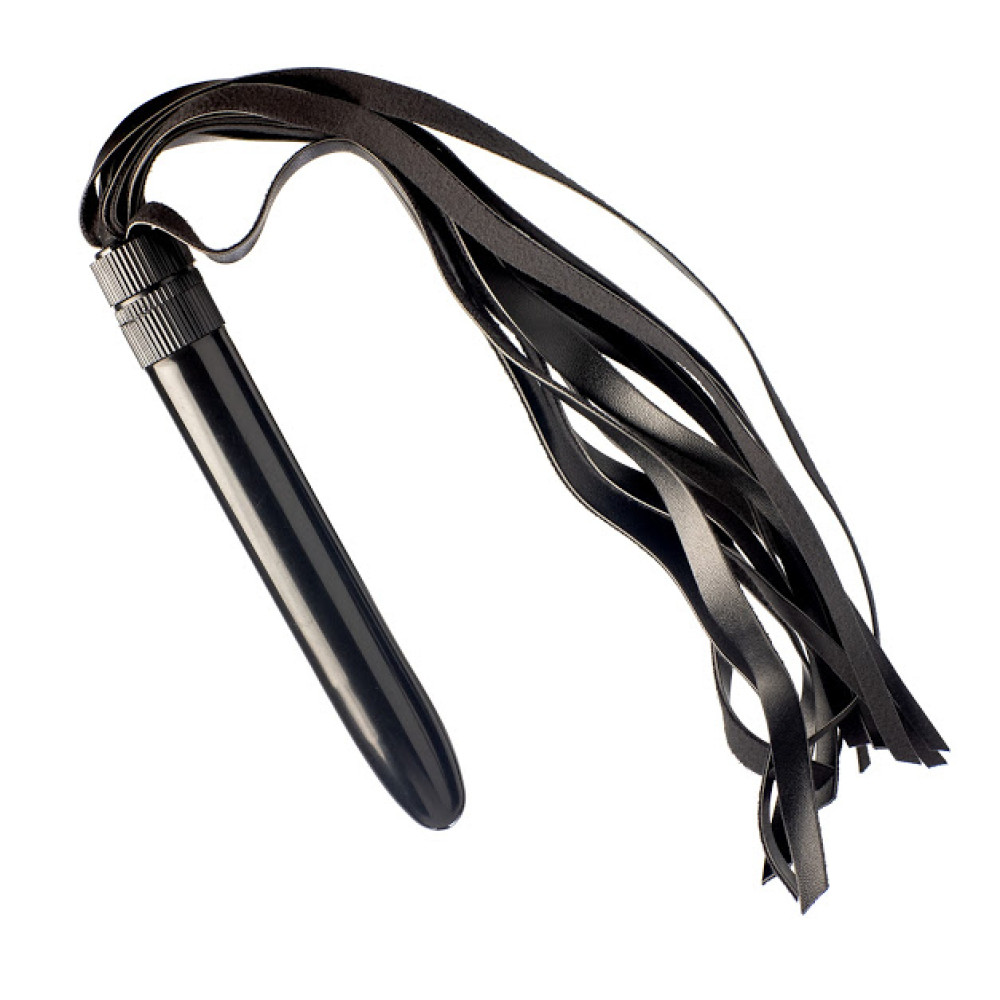 Флоггер-вібратор (батіг), чорний, NO TABOO (31901), zoom