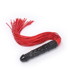 Флоггер (плетка) с ручкой-фаллоимитатором NO TABOO - No Taboo