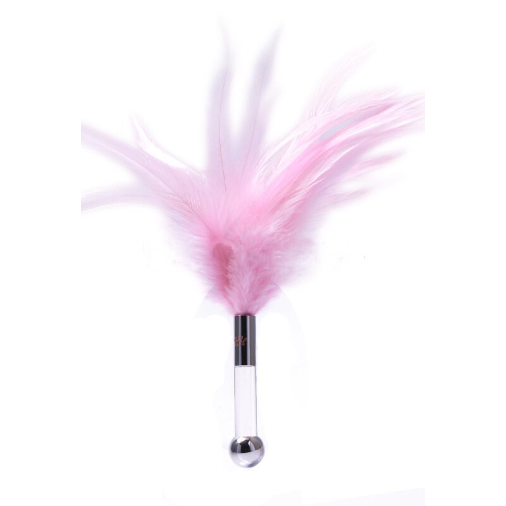 Пушок на короткой пластиковой ручке для ласк ZALO (27796), zoom