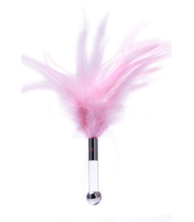 Пушок на короткой пластиковой ручке для ласк ZALO - No Taboo