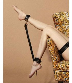 Распорка итальянская кожа UPKO Spreader Bar, черная - No Taboo