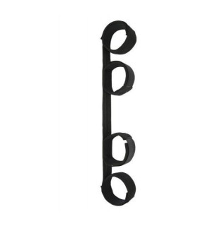 Розпірка Dream Toys Blaze з фіксаторами для рук і ніг, чорна, 41 см - No Taboo