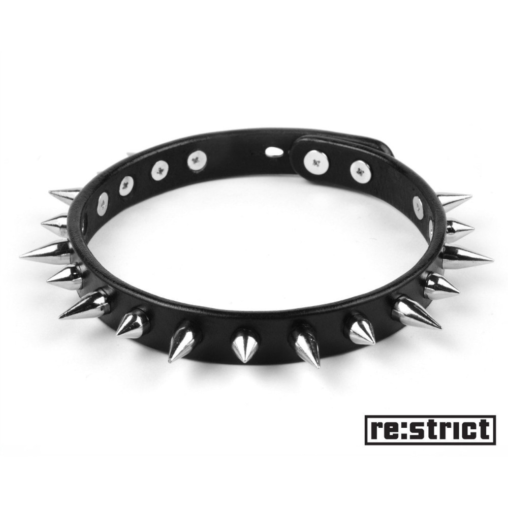 RE:STRICT Чокер с шипами (матовый) M/L (23776), zoom