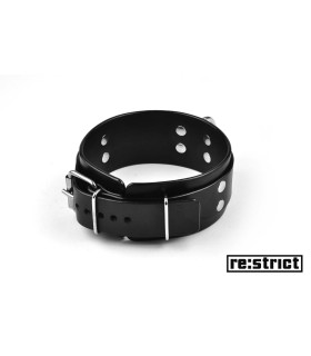 RE:STRICT Ошейник с кольцом (широкий, матовый) M/L - No Taboo