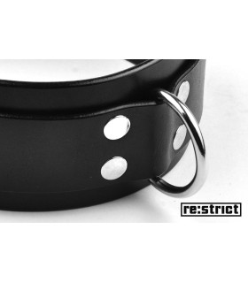 RE:STRICT Ошейник с кольцом (широкий, матовый) S/M - No Taboo